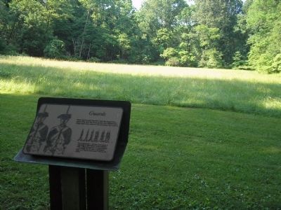 Marker at Jockey Hollow. Click for full size. Marker at Jockey Hollow image. Click for full size.