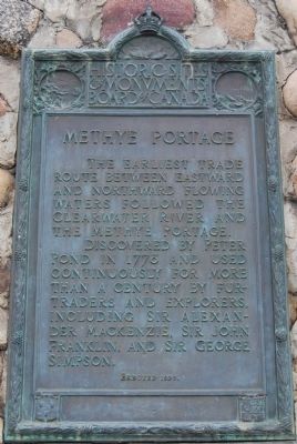 Methye Portage Marker image. Click for full size.