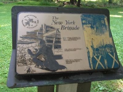 The New York Brigade Marker. Click for full size. The New York Brigade Marker image. Click for full size.