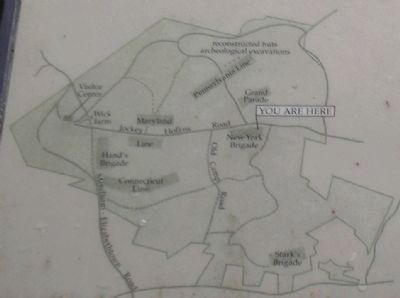 Jockey Hollow Map. Click for full size. Jockey Hollow Map image. Click for full size.
