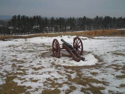 Cannon and earthworks. Click for full size. Cannon and earthworks image. Click for full size.