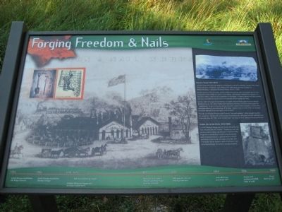 Forging Freedom and Nails Marker. Click for full size. Forging Freedom and Nails Marker image. Click for full size.