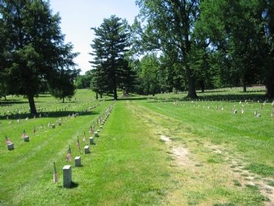 Fredericksburg National Cemetery image. Click for full size.