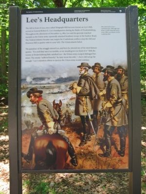 Lee's Headquarters Marker image. Click for full size.