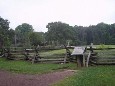 Marker at Jockey Hollow. Click for full size. Marker at Jockey Hollow image. Click for full size.