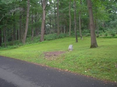 Marker on Jockey Hollow Road. Click for full size. Marker on Jockey Hollow Road image. Click for full size.