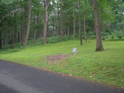 Marker on Jockey Hollow Road image. Click for full size.