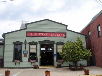 Duquesne Incline Marker. Click for full size. Duquesne Incline Marker image. Click for full size.