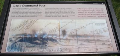 Lee's Command Post Marker image. Click for full size.