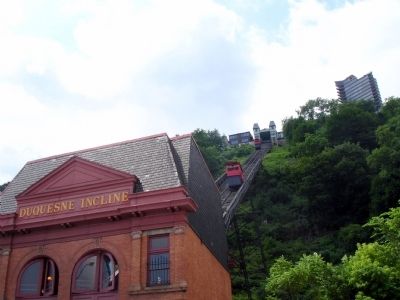Duquesne Incline and the Lower Station. Click for full size. Duquesne Incline and the Lower Station image. Click for full size.