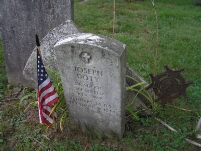 Grave of Revolutionary War Dragoon. Click for full size. Grave of Revolutionary War Dragoon image. Click for full size.