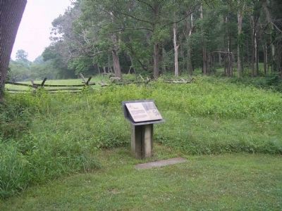 Marker on Jockey Hollow Road. Click for full size. Marker on Jockey Hollow Road image. Click for full size.