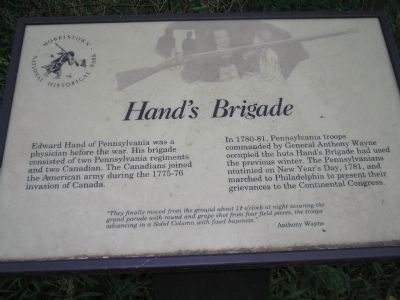 Hands Brigade Marker image. Click for full size.