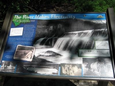 The River Makes Electricity Marker. Click for full size. The River Makes Electricity Marker image. Click for full size.