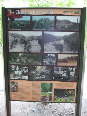 The Changing River Valley Marker. Click for full size. The Changing River Valley Marker image. Click for full size.