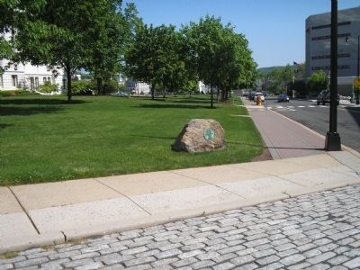 Washingtons Route Marker in Somerville image. Click for full size.