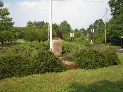Washingtons Route Marker in Harding image. Click for full size.