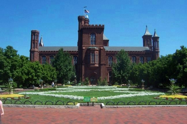 Enid A. Haupt Garden, south side of Smithsonian Castle. Click for full size. Enid A. Haupt Garden, south side of Smithsonian Castle image. Click for full size.