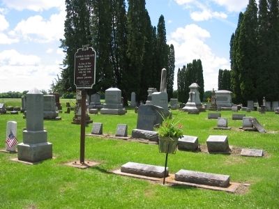 Hamlin Garland Marker. Click for full size. Hamlin Garland Marker image. Click for full size.