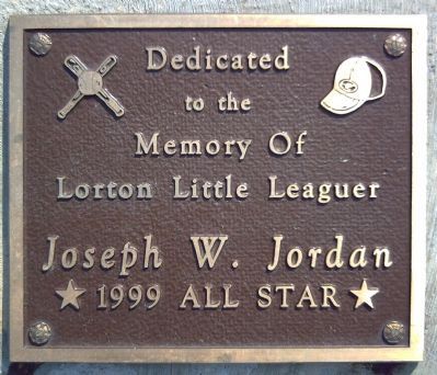 Joseph W. Jordan Marker image. Click for full size.