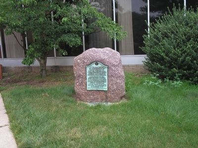 Marker on Seminary Place. Click for full size. Marker on Seminary Place image. Click for full size.