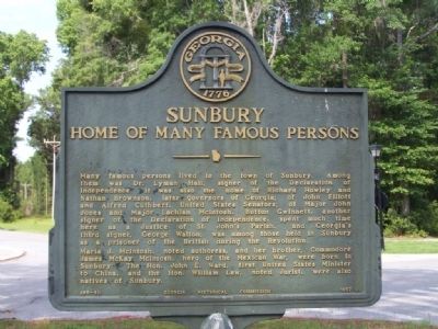 Sunbury Marker image. Click for full size.