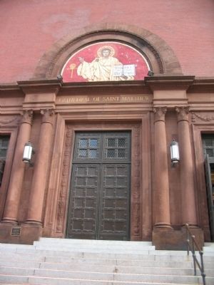 Entrance to the Cathedral. Click for full size. Entrance to the Cathedral image. Click for full size.