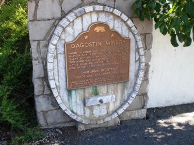 D'Agostini Winery Marker image. Click for full size.