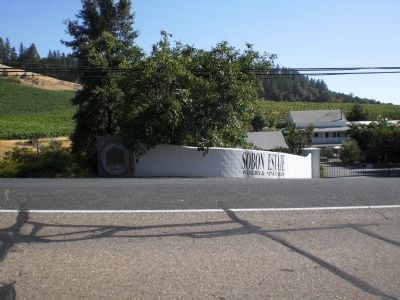 D'Agostini Winery Gate. Click for full size. D'Agostini Winery Gate image. Click for full size.