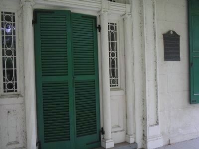 Marker in Buccleuch Park image. Click for full size.