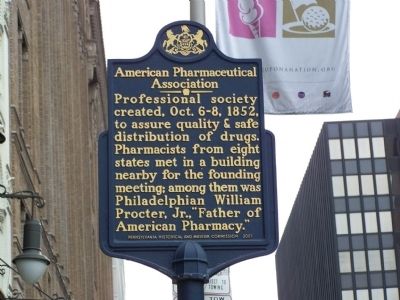 American Pharmaceutical Association Marker image. Click for full size.