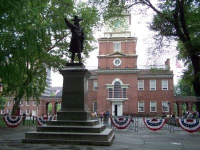 Commodore John Barry, U. S. N. Statue. Click for full size. Commodore John Barry, U. S. N. Statue image. Click for full size.