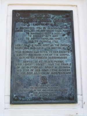 Midway Congregational Church Marker image. Click for full size.