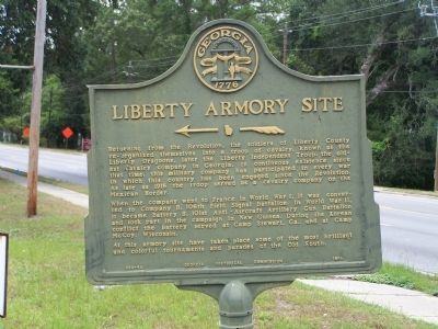 Liberty Armory Site Marker image. Click for full size.