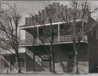 Imperial Hotel (photo courtesy of the Bancroft Collection, Univ. of California) image. Click for full size.
