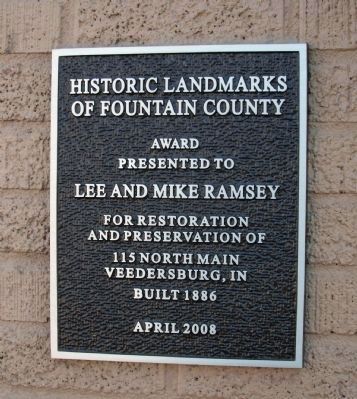 Lee and Mike Ramsey Marker. Click for full size. Lee and Mike Ramsey Marker image. Click for full size.