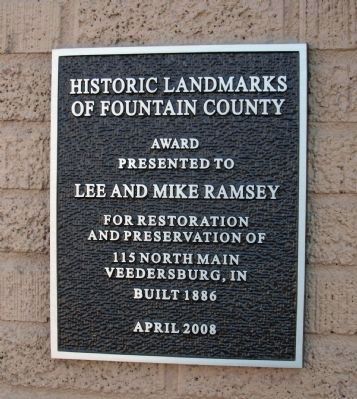Lee and Mike Ramsey Marker image. Click for full size.