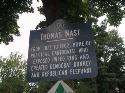 Thomas Nast Marker. Click for full size. Thomas Nast Marker image. Click for full size.