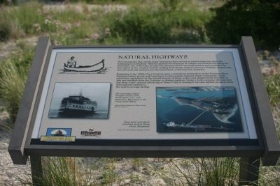 Natural Highways Marker. Click for full size. Natural Highways Marker image. Click for full size.