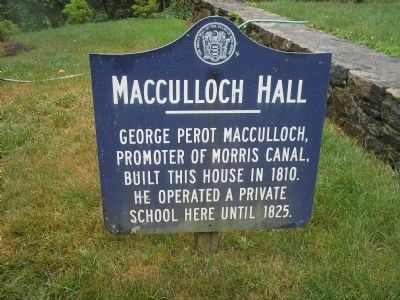 Macculloch Hall Marker image. Click for full size.
