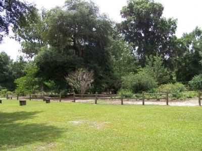 Woodmanston Plantation partial garden view image. Click for full size.
