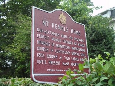 Mt. Kemble Home Marker image. Click for full size.
