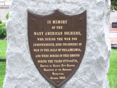 In Memory of the Many American Soldiers Marker. Click for full size. In Memory of the Many American Soldiers Marker image. Click for full size.