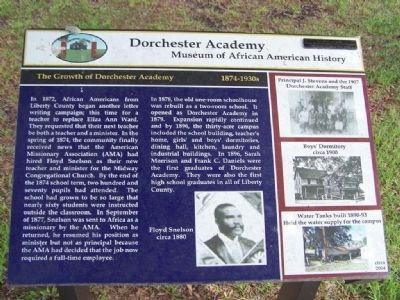 The Growth Of Dorchester Academy 1874- 1930s marker image. Click for full size.