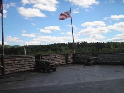 Southeast Bastion of Fort William Henry image. Click for full size.