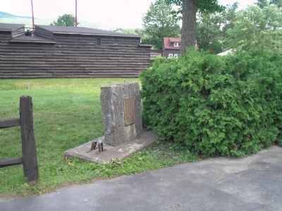 Memorial Marker at Lake George. Click for full size. Memorial Marker at Lake George image. Click for full size.