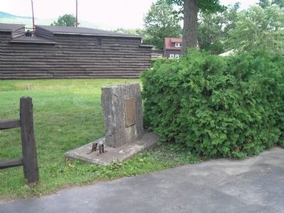 Memorial Marker at Lake George image. Click for full size.