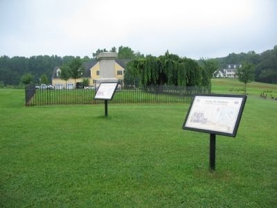 The 1st Massachusetts Monument and Interpretive Markers image. Click for full size.