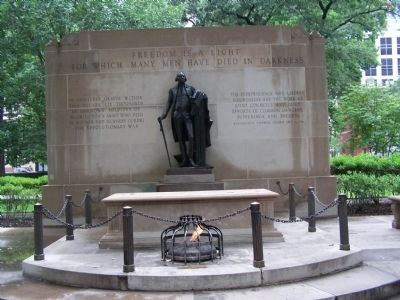 Freedom is a Light Monument. Click for full size. Freedom is a Light Monument image. Click for full size.