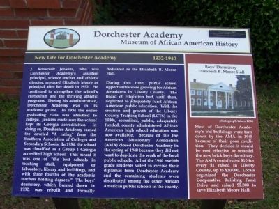 Dorchester Academy Marker. Click for full size. Dorchester Academy Marker image. Click for full size.